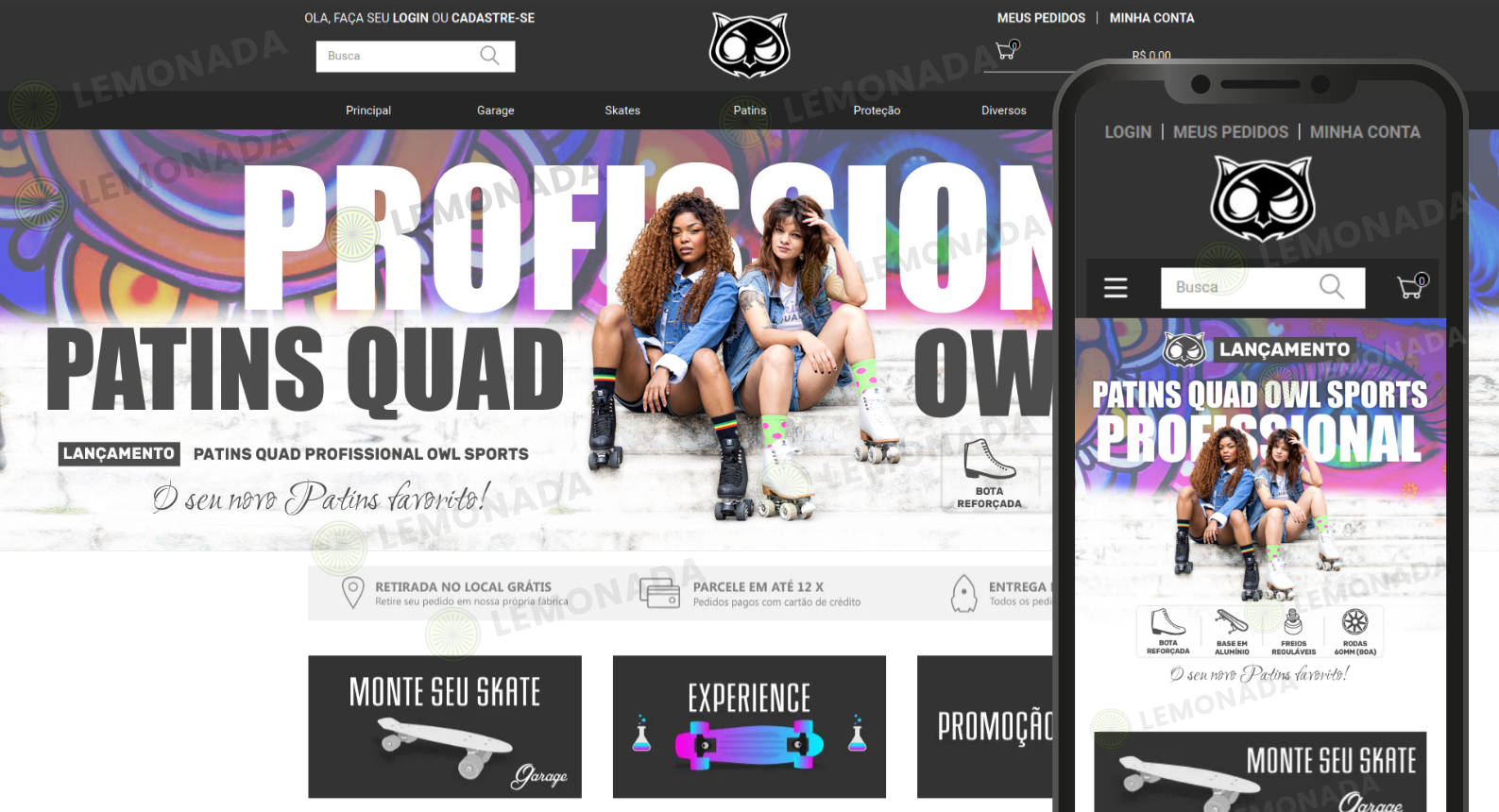 Criação de Loja Virtual E-commerce